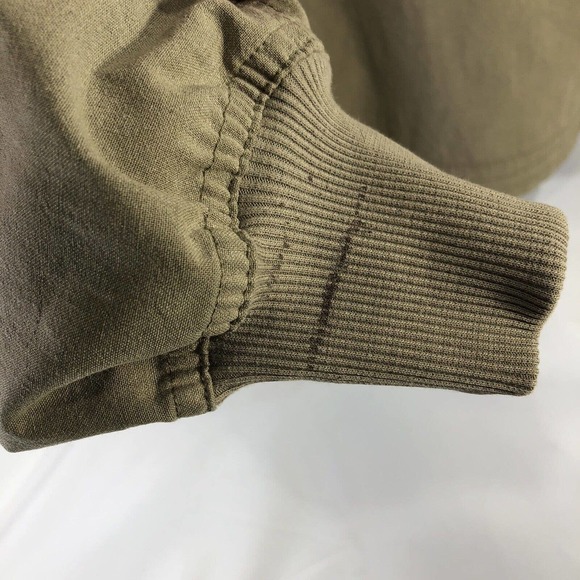 World Bird Sanctuary Jacket Full Zip Mock Neck Kahki Long Sleeve Approx Size M/L - Picture 10 of 16